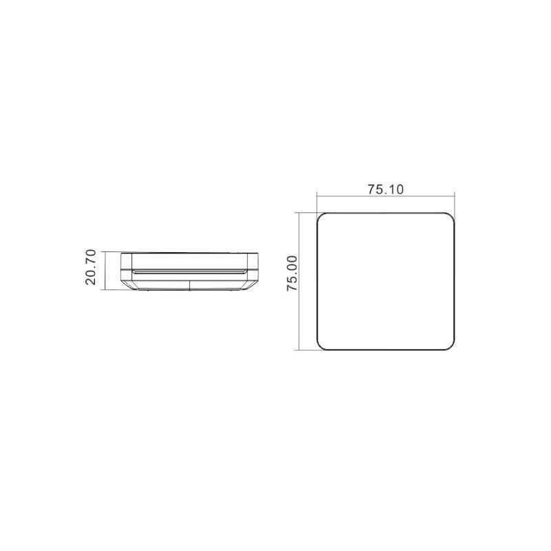 Empty Black Square Plastic Bb Cushion Case with Sponge and Puff Refiilable Cushion Case for Liquid Foundation
