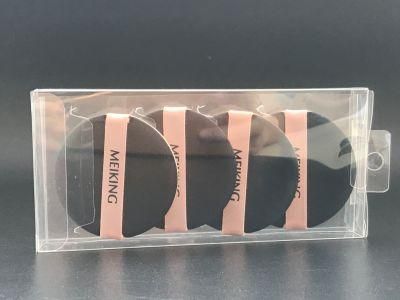 Clear Packaging Plastic Box cosmetic Box for Beauty Puff
