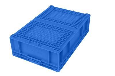 HP5b Plastic Turnover Logistics Container Box HP Standard Auto Parts Logistic Box Durable Opaque Plastic Storage Boxes