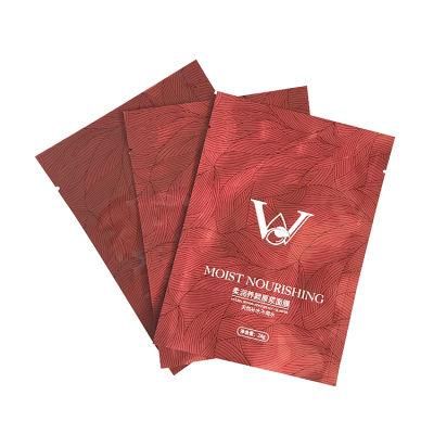 Face Cosmetic Plastic Packing Facial Mask Packaging Aluminum Foil Bag Facial Mask Bag