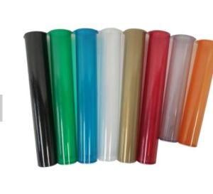 Custom Logo Printing 5/6 DRAM 20/24ml Smoke Plastic Pop Top Tubes Child Resistant Pre Rolled J Tube