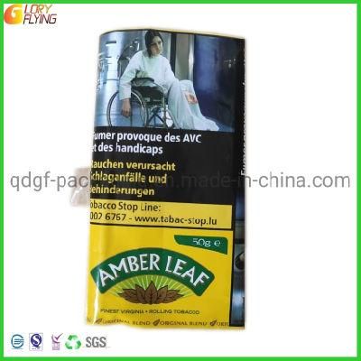 Customized Cigar Packaging Smell Proof Mylar Zipper Plastic Bags From China Factory