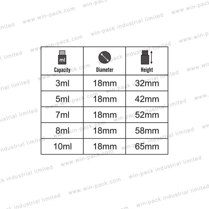Multicolor Glass Dropper Tube Press Button Dropper 8ml 10ml 15ml 20ml 25ml 30ml 35ml