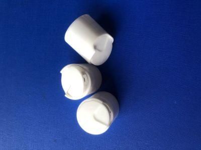 Food Grade Neck Squeezing Bottles Plastic Flip Top Bottle Cap with Valve 50 mm Squeezable Dispensing Cap