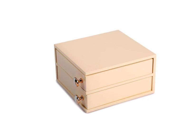 Leatherette and Wooden of Guestroom Amenities Tray Drawer
