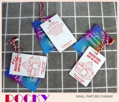 Custom Various Paper Hangtag for Clothing Bag Belt Garment Fashion Accessories Clothing Label