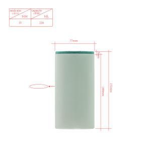 220ml PE Flip Top Cap Cosmetic Packaging Shampoo Bottle Container.