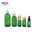 Factory Supply Best Selling Empty Clear Green Glass Dropper Bottle