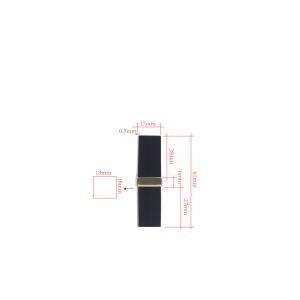 Cosmetic Packaging Electroplating Luxury Plastic Lipstick Tube