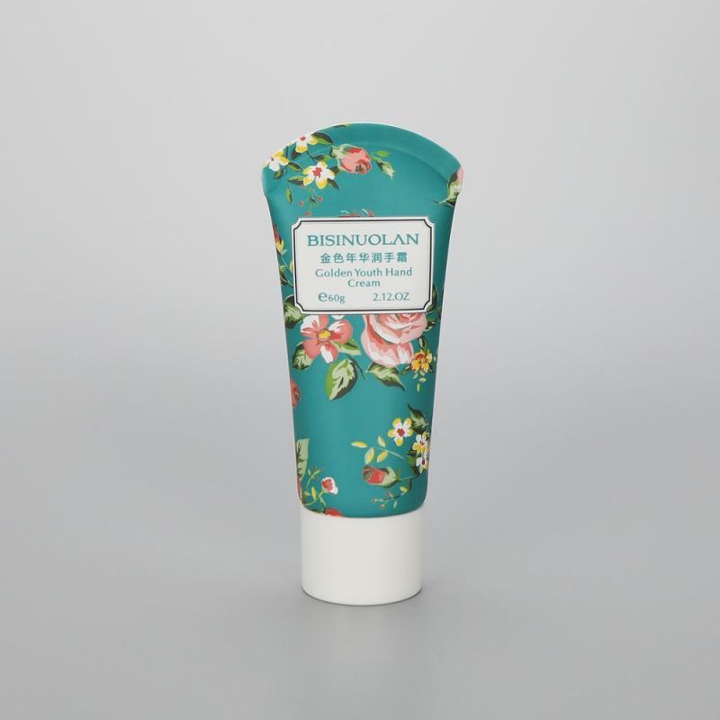 White Plastic Skin Care Packaging Manufacturer Tube with Wood Grain Screw Cover 80ml 90ml 100ml