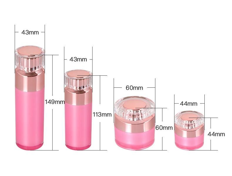 5g 10g 15g 30g Plastic Cream Jar 30ml 50ml Cream Bottle Set for Cosmetic