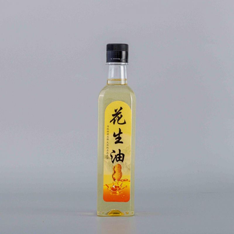 Wholesale High Quality Square Small Oil Vinegar Bottle Empty Clear 250ml 500ml 750ml 1000ml Plastic Cooking Olive Oil Bottle