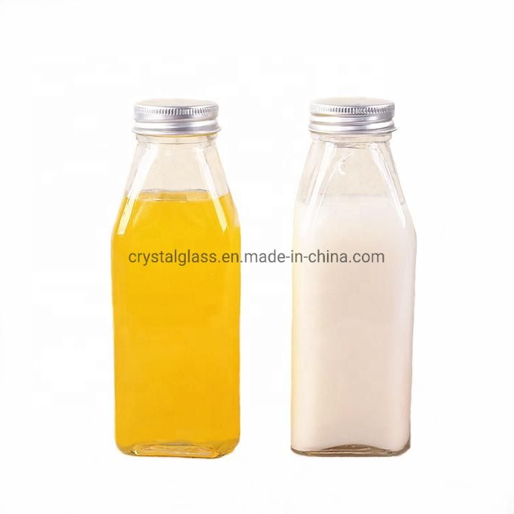 Beverage Glass Coffee Bottles with Cork 330ml