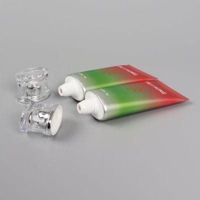 New Material Cosmetic PE Tube with Customzied Offset Printing and Different Caps