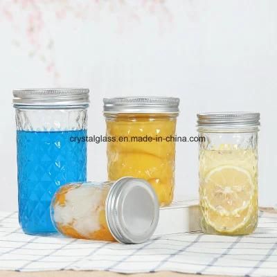 8oz 16oz Wide Mouth Dessert Packing Mason Jar