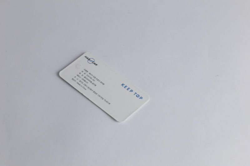 1000GSM 1mm Thick Paper Hangtag Swing Blue Hang Tag