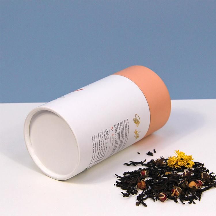 Firstsail Eco Recycled Push up Cylinder Storage Dry Food Box Luxury Honey Lemon Flavor Powder Drink Bottle Paper Tube Packaging