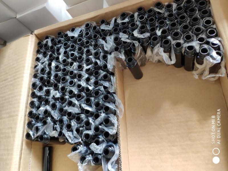 Shiny Black Painted Roll on Glass Bottle 10ml