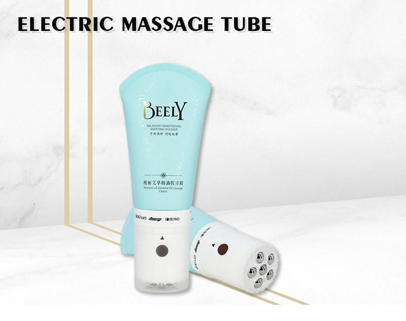 Plastic Cream Tube with Strong Vibration Massager Electric Roller Ball Body Massage Tubes