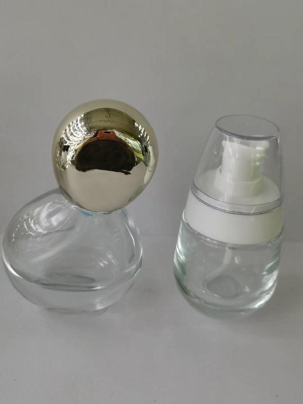 Ds015 Luxury Cosmetic Bottle Set Oz Glass Bottle Containers with Packaging Have Stock