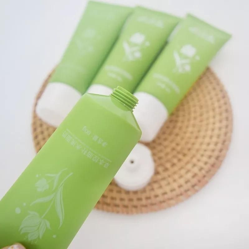 Plastic Face Wash Cosmetic Packaging 100ml Skin Whitening Cream Tube