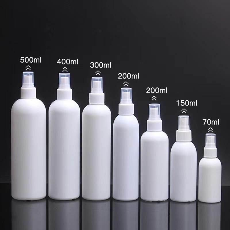 Wholesale 50ml-500ml Empty White HDPE Plastic Fine Mist Spray Bottle
