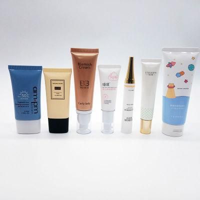 Manufacture Customized Plastic Cosmetic Tube Packaging Cosmetic Airless Pump Tube