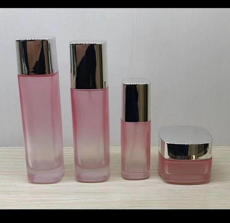 Ds015 Luxury Cosmetic Bottle Set Oz Glass Bottle Containers with Packaging Have Stock