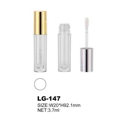 Round Lipgloss Tubes Pink Lipgloss Container Tubes with Wand