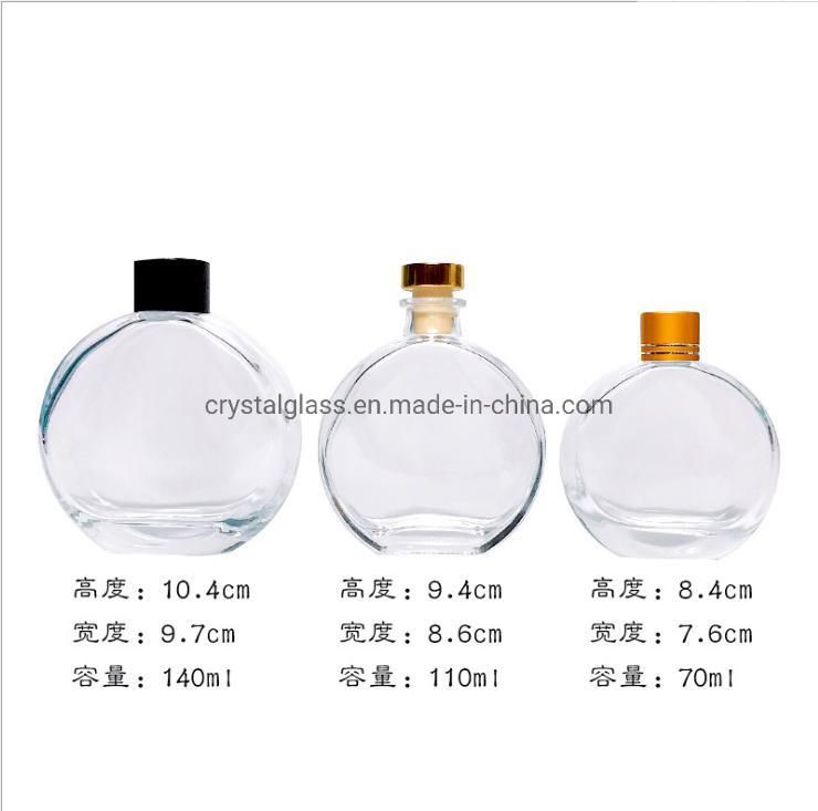 100ml Round Shape Diffuser Aroma Glass Bottle for Home Decoration