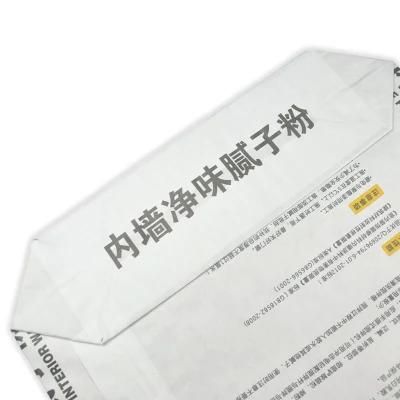 20kg Tile Adhesive Multiwall Paper Valve Bags Empty Cement Bag Paper Bags Industry