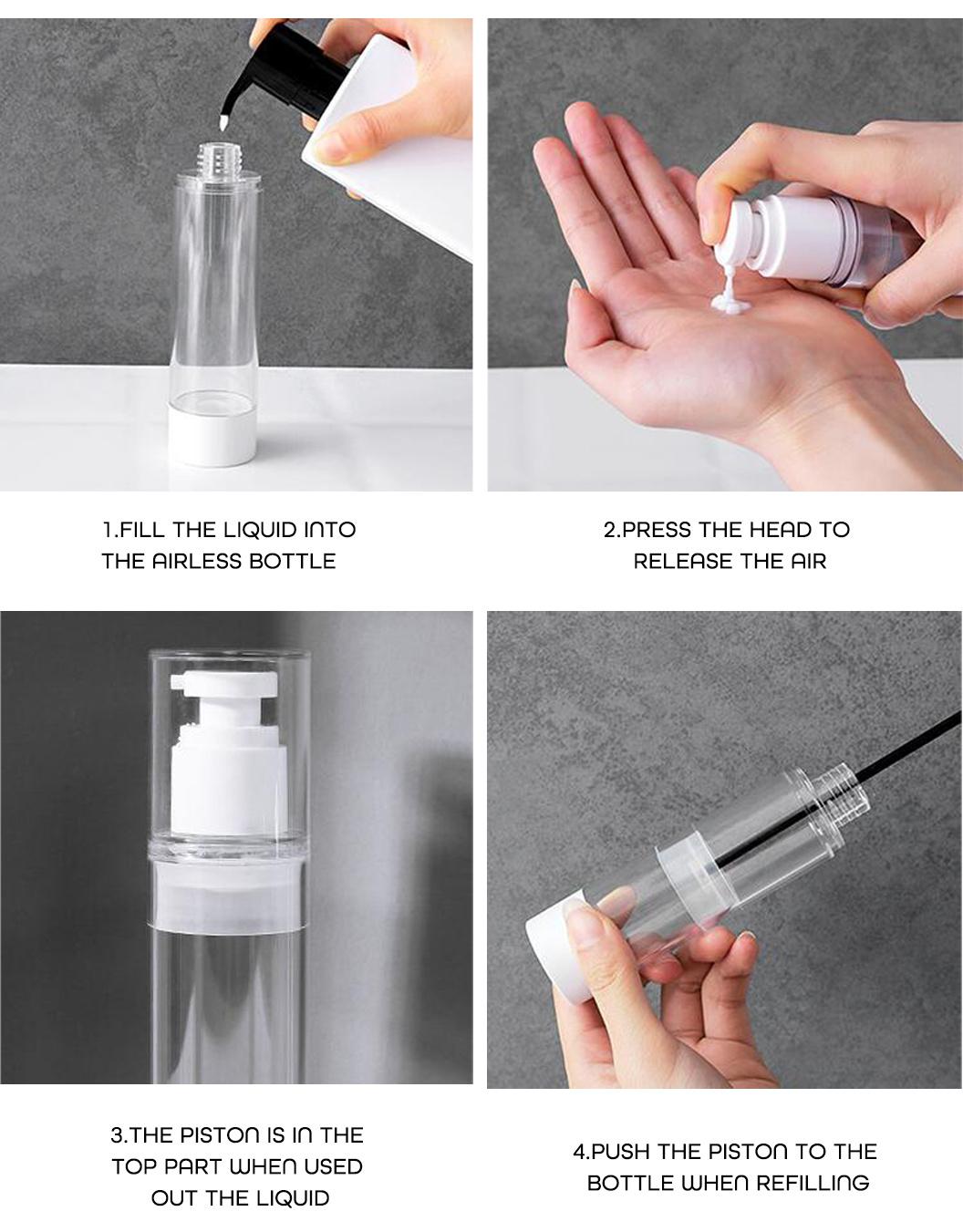 Ready to Ship 12ml 15ml PP as Material Cosmetic Bottle Container