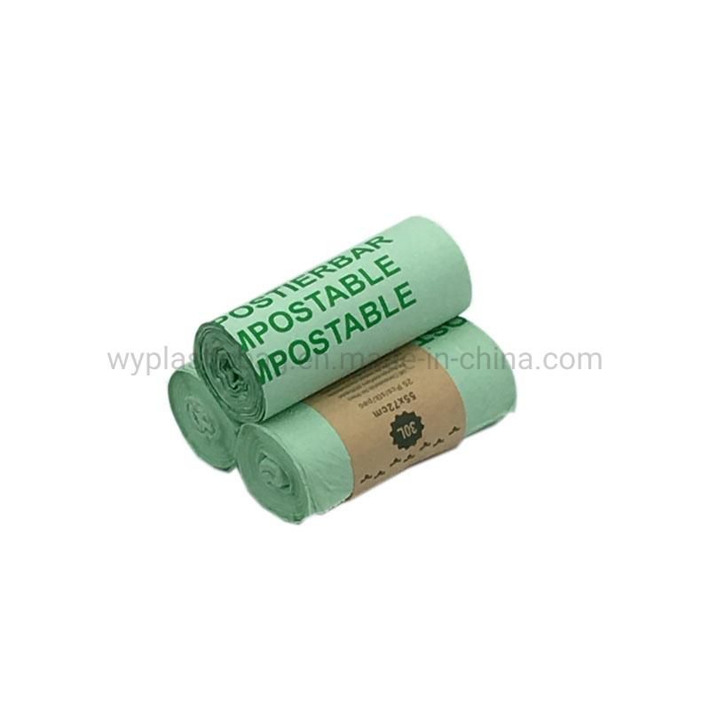 Eco-Friendly Disposable HDPE/LDPE/PE Plastic Garbage Bag with Bpi/D2w