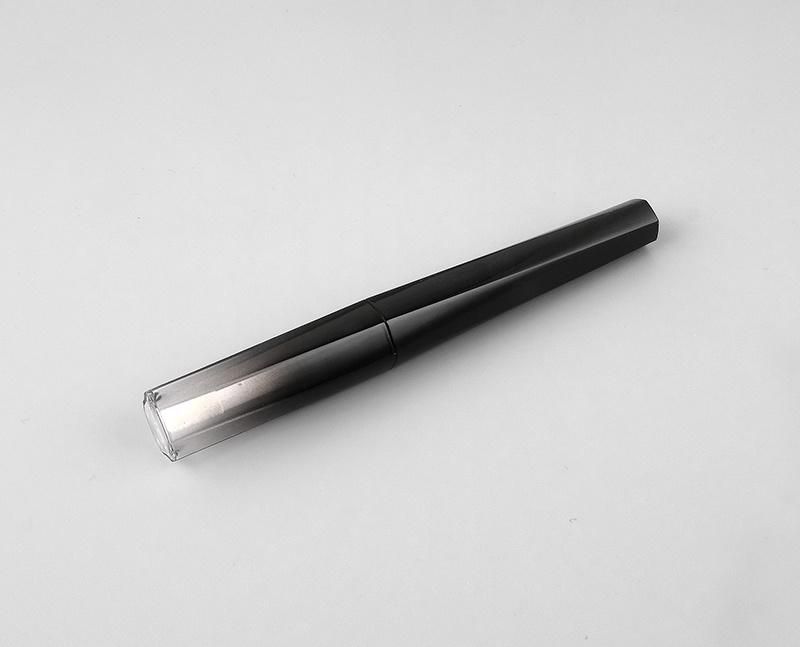 3ml Cosmetic Gradient Black Basic Empty Lipgloss Wand Tubes Plastic Luxury Lip Gloss Bottle
