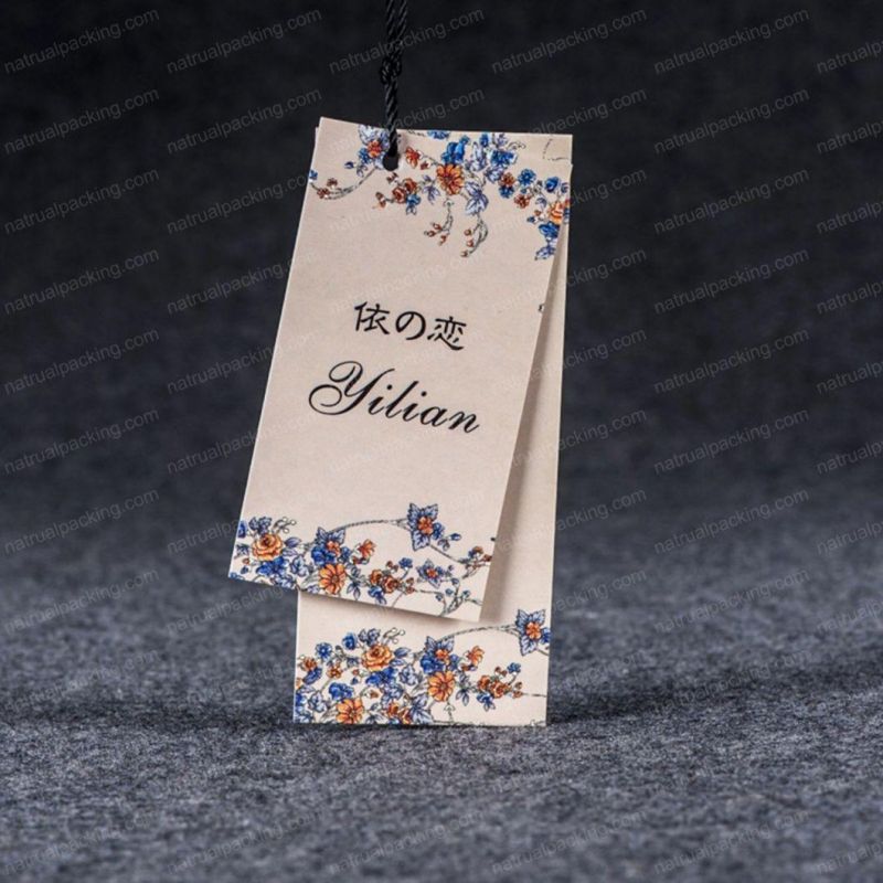 Custom Printing Paper Cmyk Tags Hant Tag for Clothing