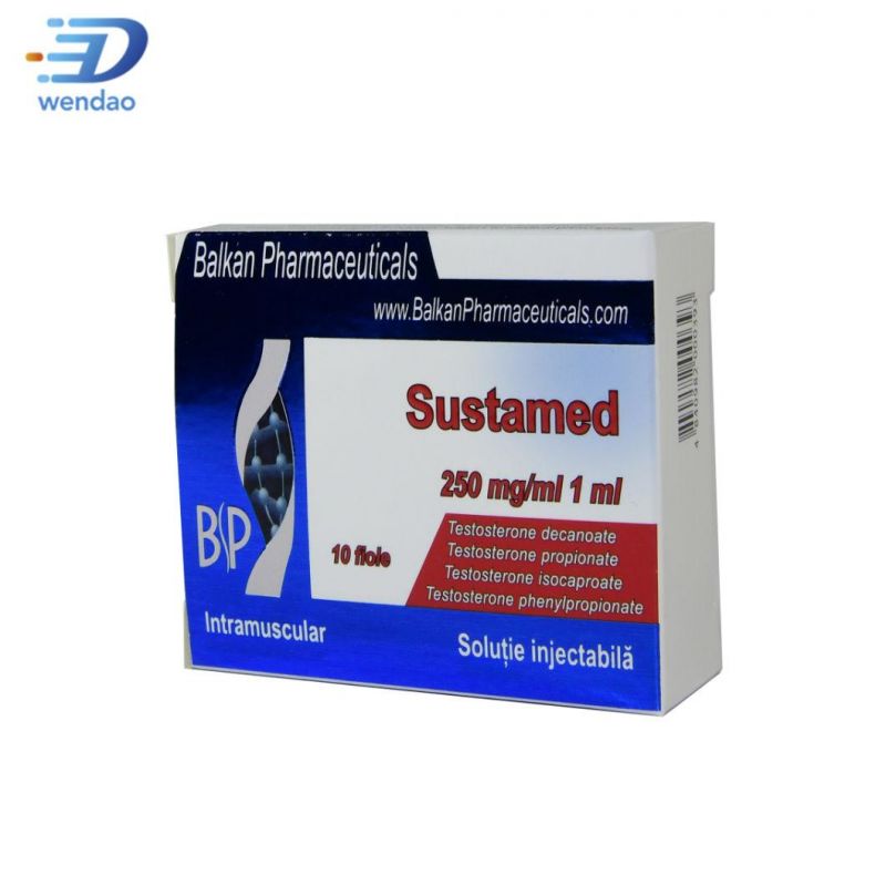 Steroid Peptide H G H H C G Glass Vial Label and Box