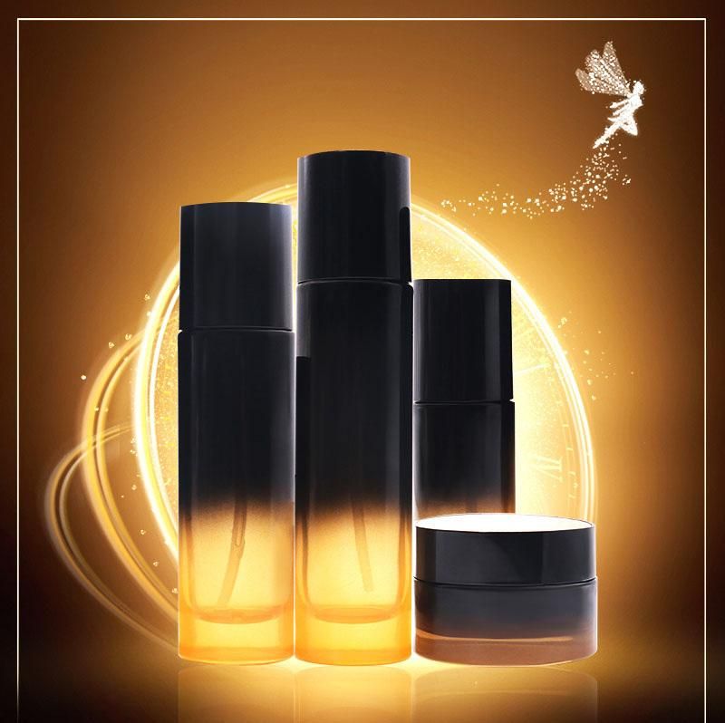 Modern Cosmetic Packaging Recyclable Triangle 50ml Glass Cosmetic Jars