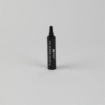 Hot Sale UV Super Glue Plastic Soft Cosmetic Squeeze Packaging Tube