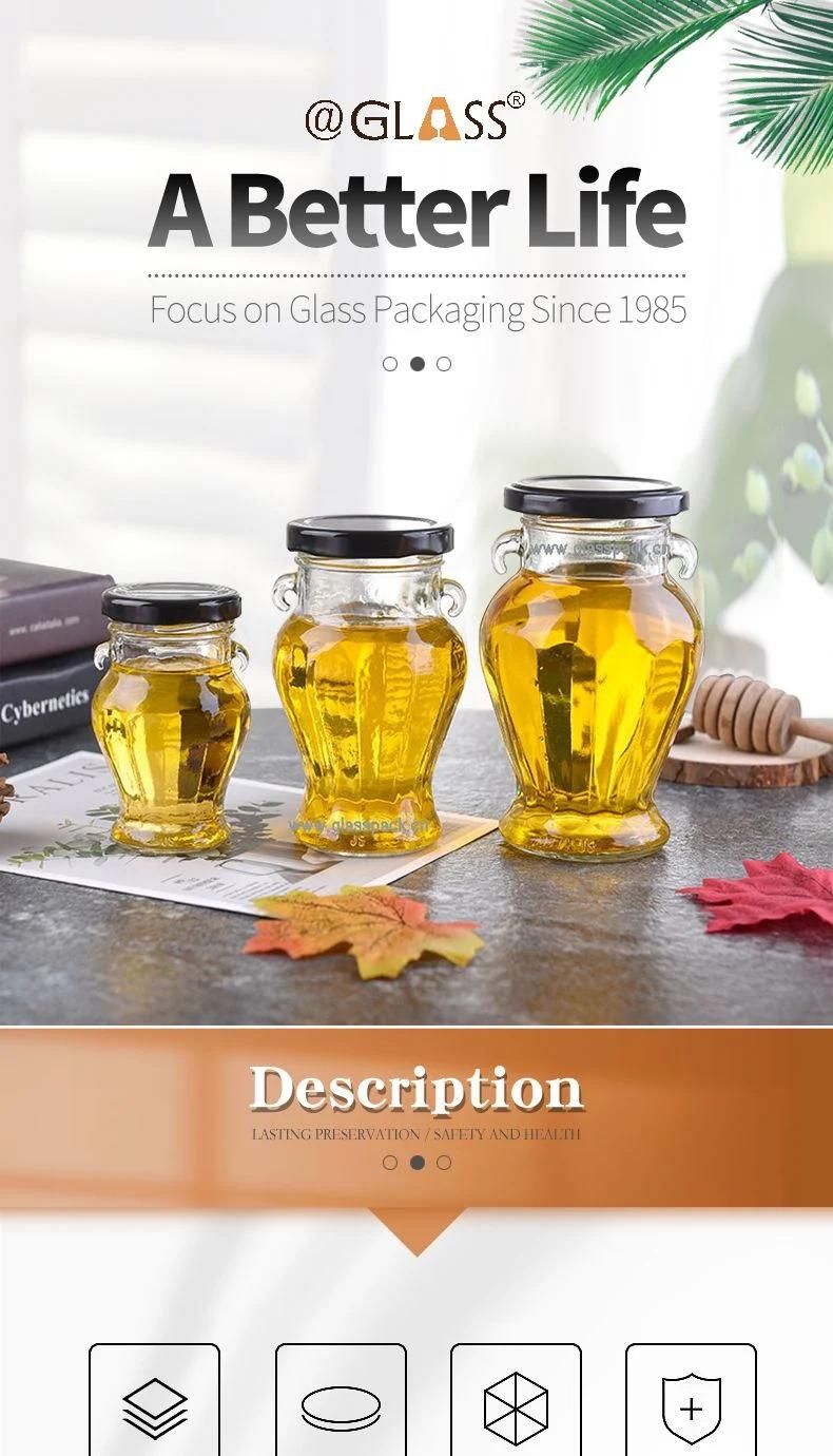 120ml Glass Jar Mason Jar with Metal Cap