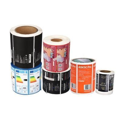 Customized Transparent PVC Water Bottle Label Stickers
