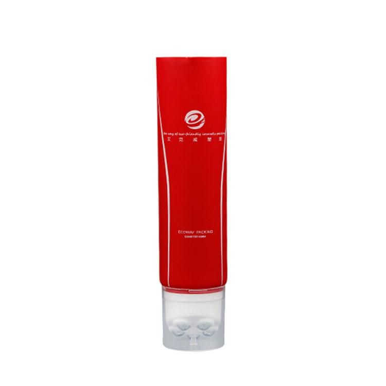 Wholesale Plastic Containers Red Massage Slimming Cream Lotion Packaging Tube
