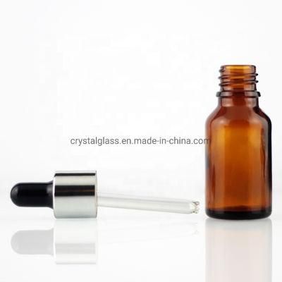 High Quality 50ml 100ml Cosmetic Amber Glass Essential Oil Bottle with Dropper