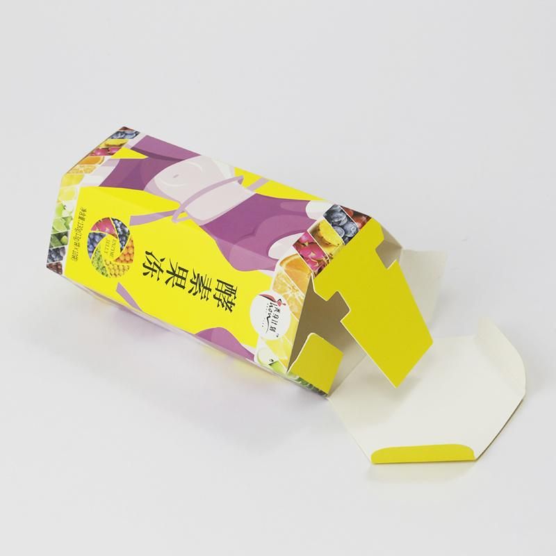 Custom New Design Cardboard Paper Hexagon Tube Box