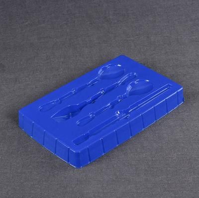 Customised Elegant Metal Tableware Plastic Box Packaging