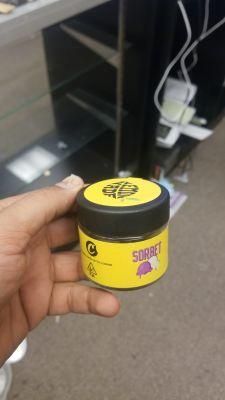 USA Warehouse 3.5 Gram Flower in Glass Jar Packs 1/8ths with Package Lemon Chello Wedding Cake Jungle Boys Ready to Use