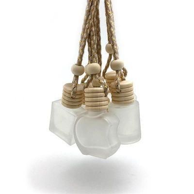 10ml Arabic Hanging Car Perfume Diffuser Bottle Car Perfume with Wooden Cap