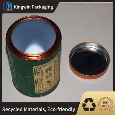 Loose Tea Packaging Wine Bottle Package Powder Package Airtight Metal Lid Gift Box