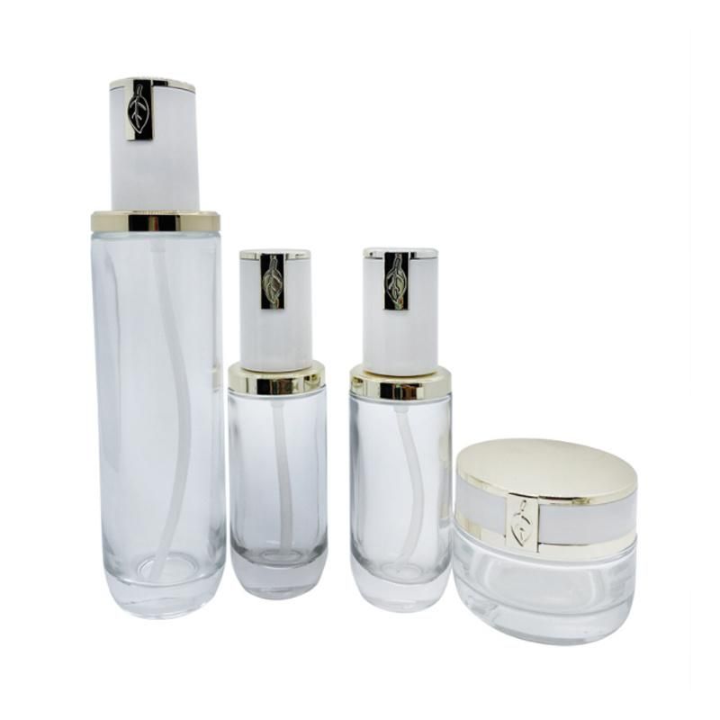 Professional Glass Jar Manufacturer 30g 40ml 100ml 120ml Luxury Cosmetic Jars Glass Cream Lotion Bottle Jars