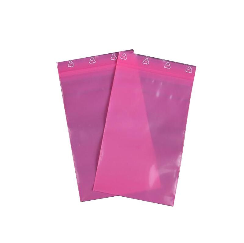 LDPE Antistatic Pink Plastic Bag