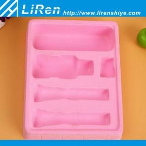Plastic PS/PP Colored Pink Vacuum Formed Packaging Trays for Personal Care